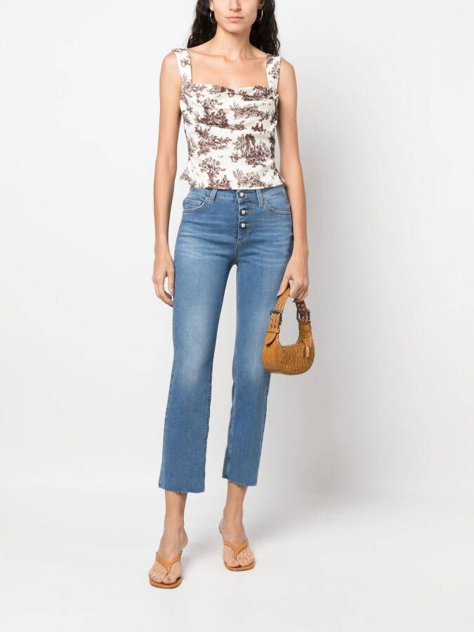 LIU JO Cropped jeans Blauw