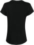 LIU JO T-shirt verfraaid met kristallen Zwart - Thumbnail 2