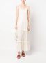LIU JO Maxi-jurk met geborduurde bloemen Beige - Thumbnail 2