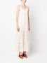 LIU JO Maxi-jurk met geborduurde bloemen Beige - Thumbnail 3
