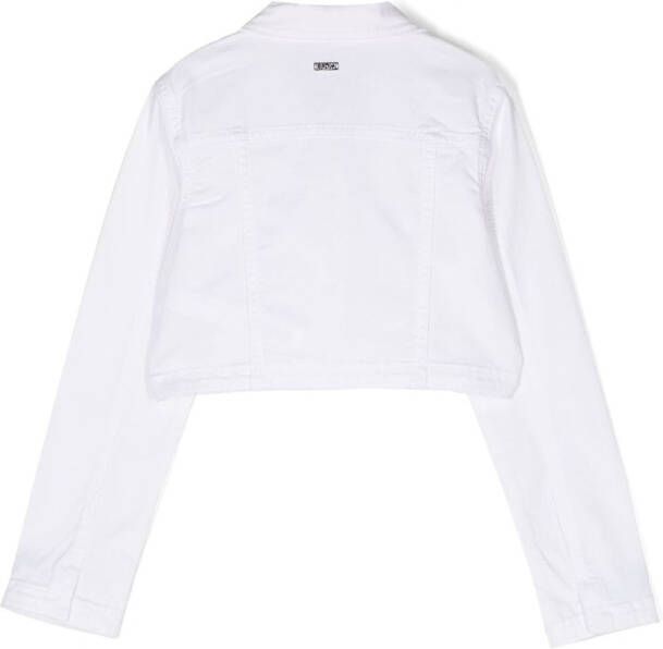 Liu Jo Kids Jack met logopatch Wit