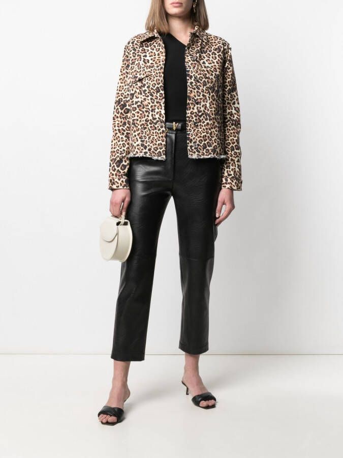 LIU JO Jack met luipaardprint Beige
