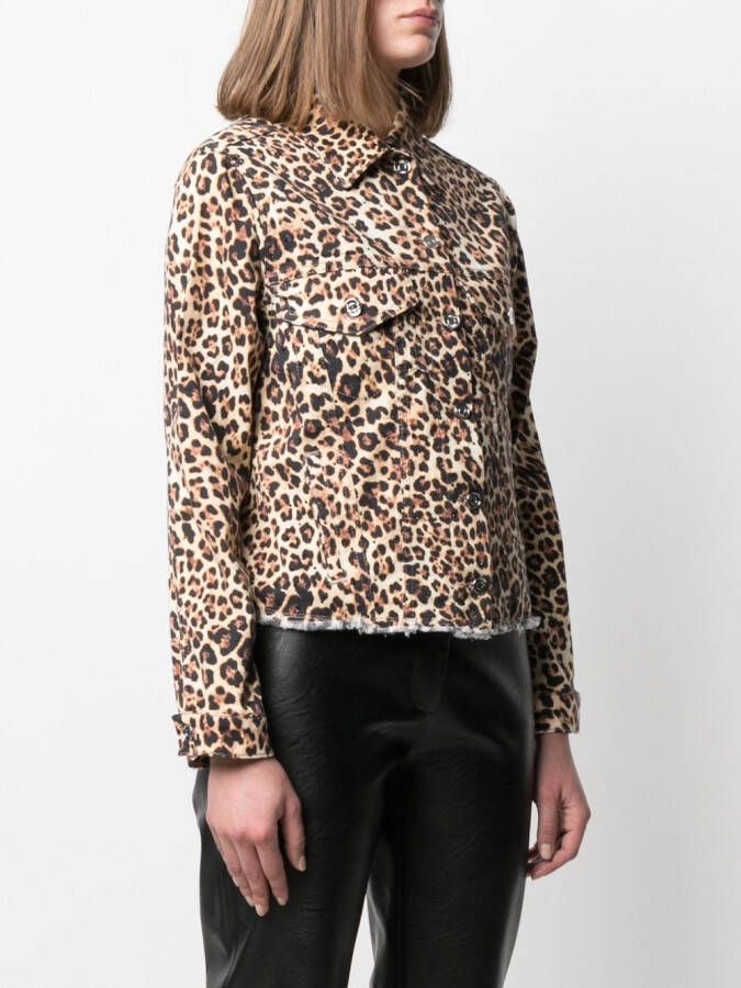 LIU JO Jack met luipaardprint Beige