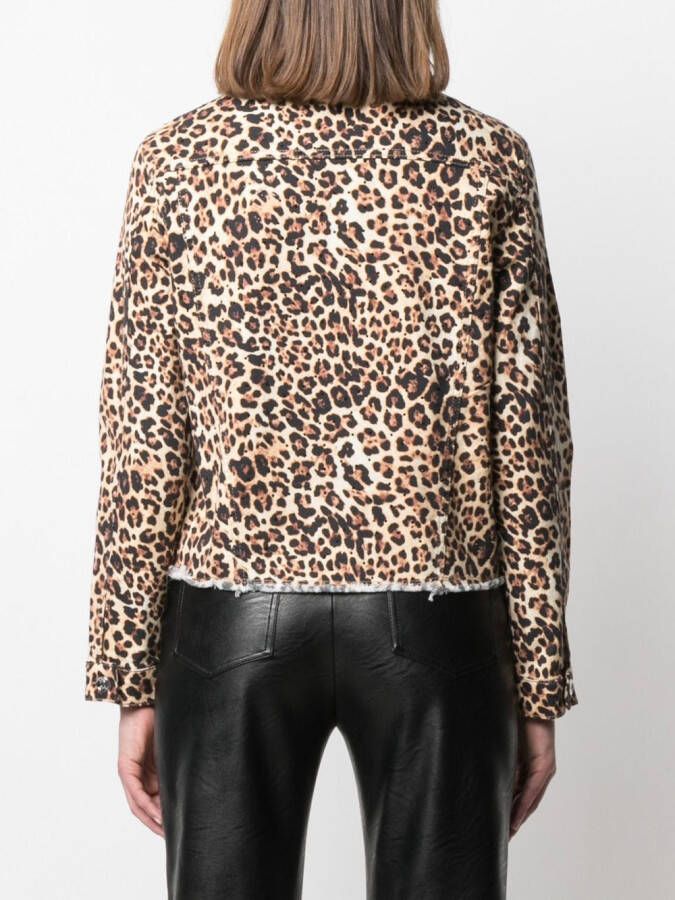 LIU JO Jack met luipaardprint Beige
