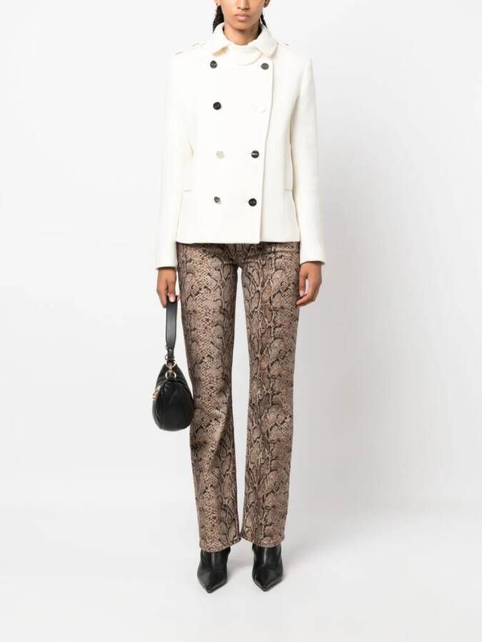 LIU JO Jas met dubbele rij knopen Beige