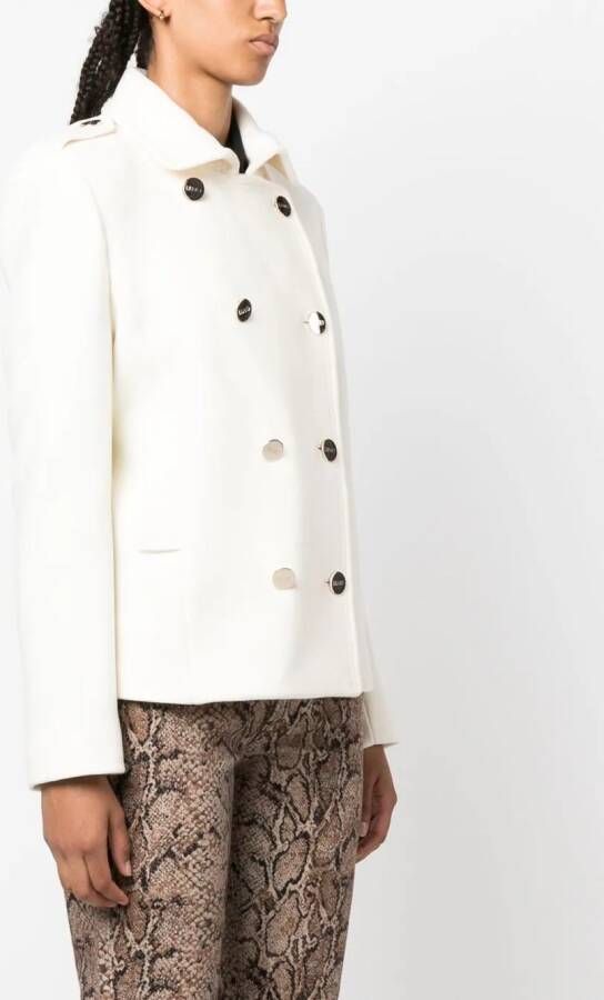 LIU JO Jas met dubbele rij knopen Beige