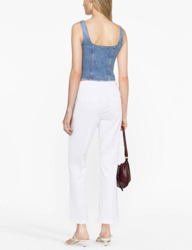LIU JO Kick-flare broek Wit