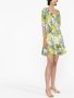 LIU JO Blousejurk met bladerprint Wit - Thumbnail 4
