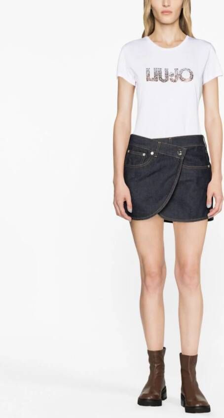LIU JO logo-embellished cotton T-shirt Wit