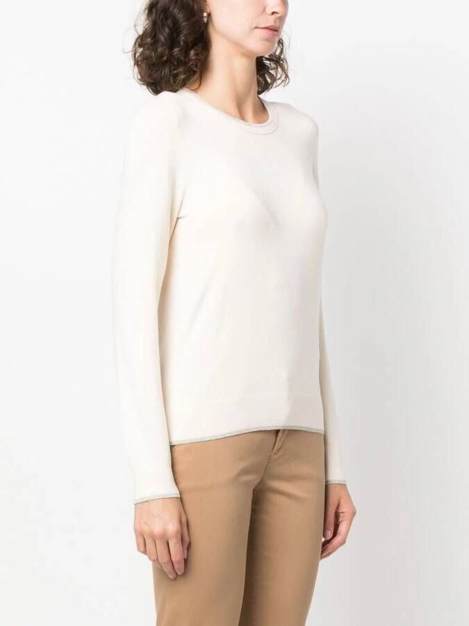 LIU JO Metallic trui Beige