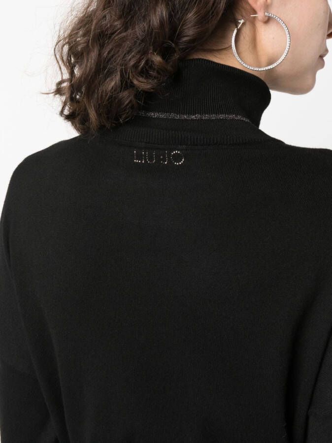 LIU JO Metallic trui Zwart