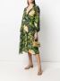 LIU JO Midi-jurk met tropische print Groen - Thumbnail 2