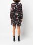 LIU JO Mini-jurk met bloemenprint Zwart - Thumbnail 4