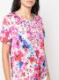 LIU JO T-shirt met bloemenprint Roze - Thumbnail 5