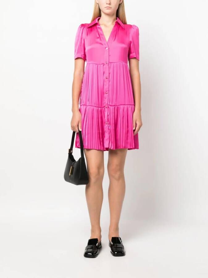LIU JO Mini-jurk met V-hals Roze