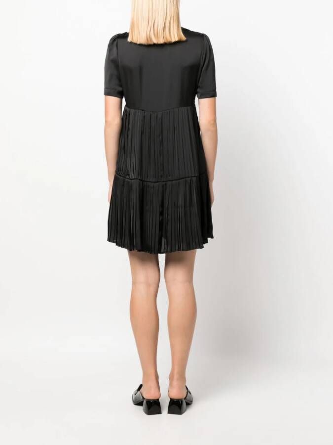 LIU JO Mini-jurk met V-hals Zwart