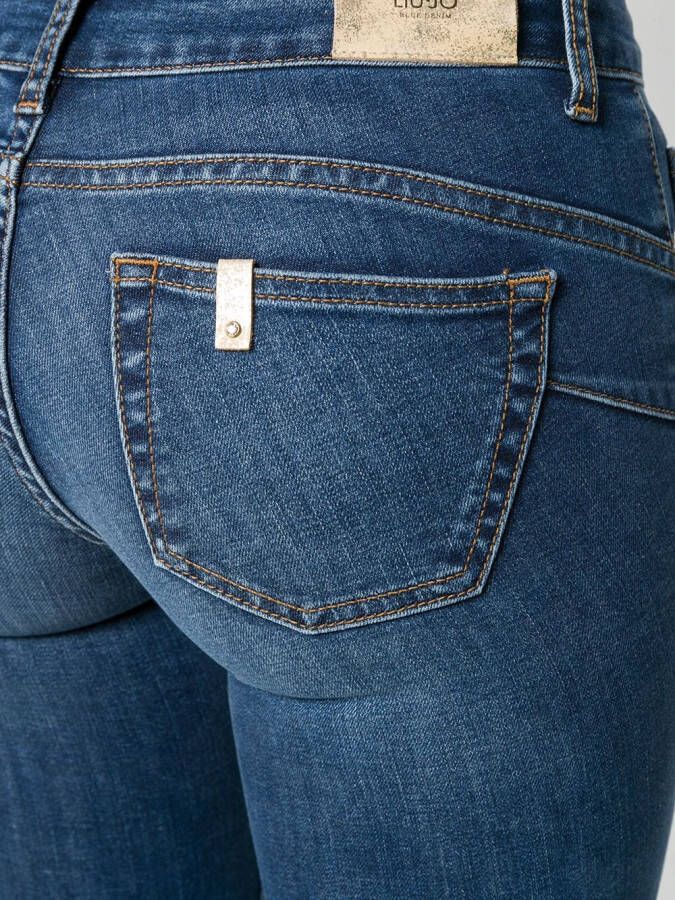 LIU JO verschoten slim-fit jeans Blauw