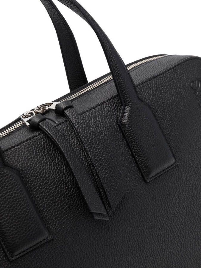 LOEWE Goya leren aktetas Zwart