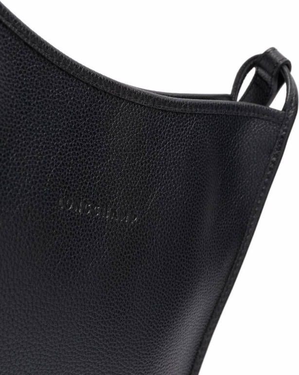 Longchamp Le Foulonné grote crossbodytas Zwart