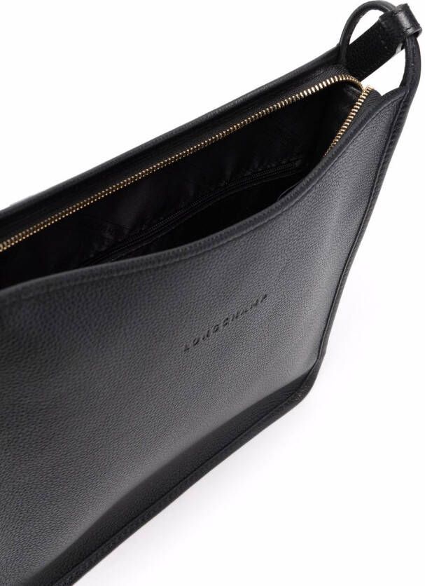Longchamp Le Foulonné grote crossbodytas Zwart