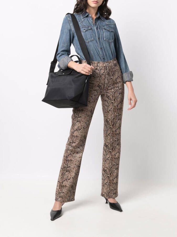 Longchamp Le Piliage shopper met handgreep Zwart