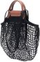 Longchamp Le Pliage Filet mesh tas Zwart - Thumbnail 3