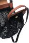 Longchamp Le Pliage Filet mesh tas Zwart - Thumbnail 5