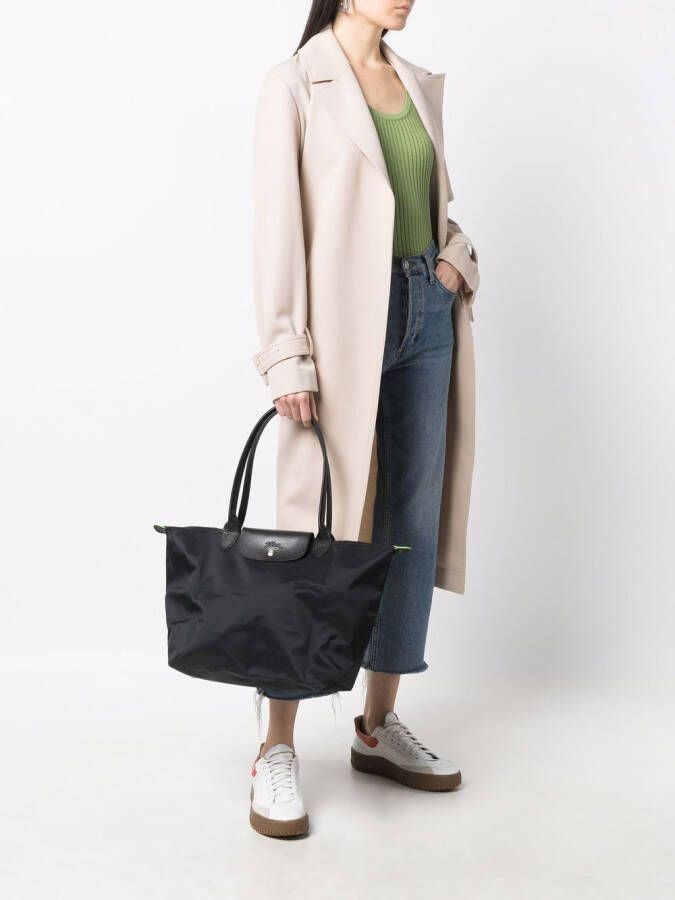 Longchamp Le Pliage grote schoudertas Zwart