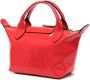 Longchamp Le Pliage leren shopper Rood - Thumbnail 3