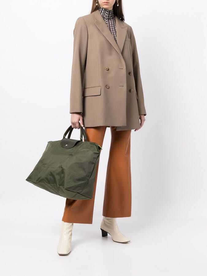 Longchamp Sac de voyage L Le Pliage reistas Groen
