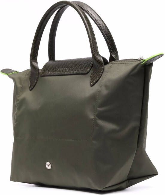 Longchamp Le Pliage tas met handgreep Groen