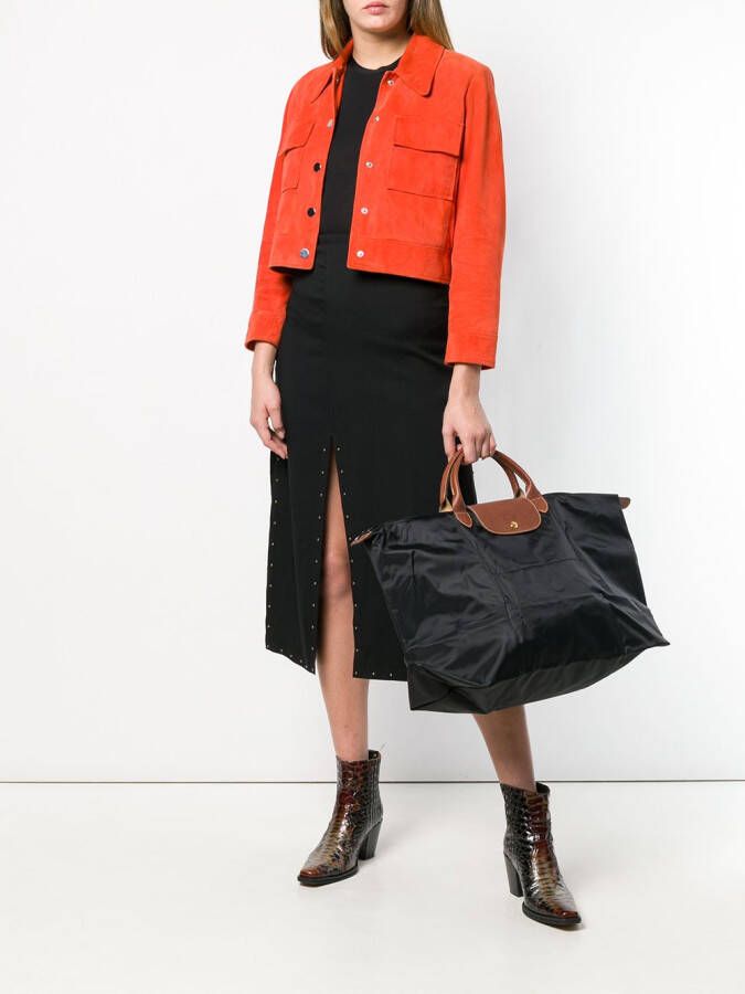 Longchamp Sac de voyage L Le Pliage reistas Zwart