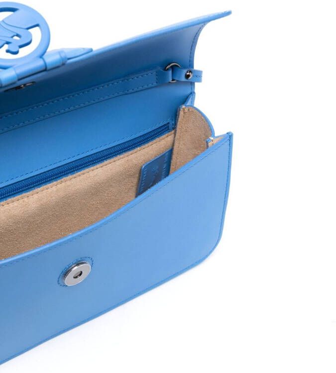 Longchamp Leren medium schoudertas Blauw