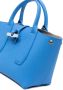 Longchamp Roseau leren shopper Blauw - Thumbnail 4