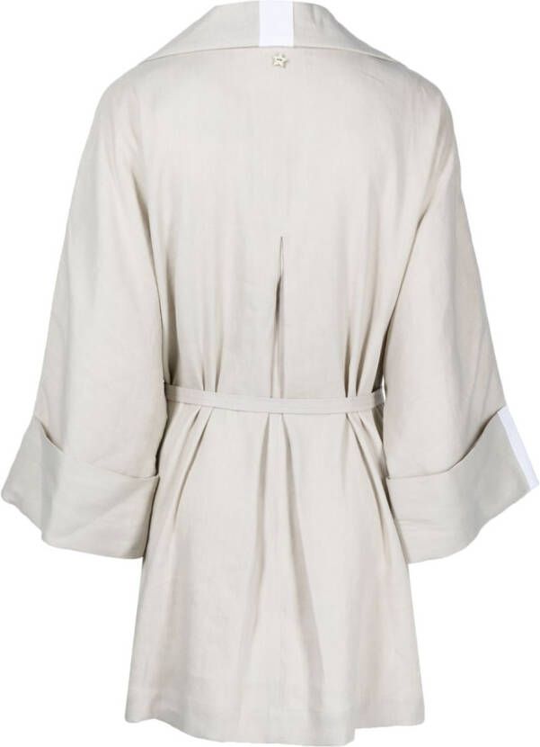 Lorena Antoniazzi Trenchcoat met dubbele rij knopen Bruin