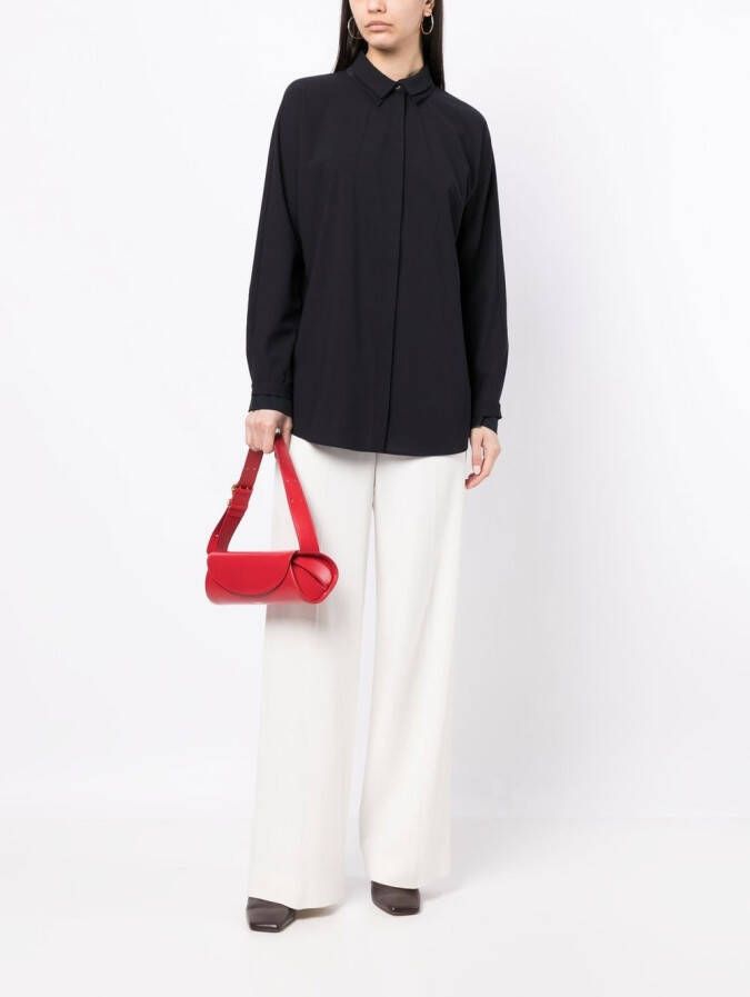 Lorena Antoniazzi Oversized blouse Zwart