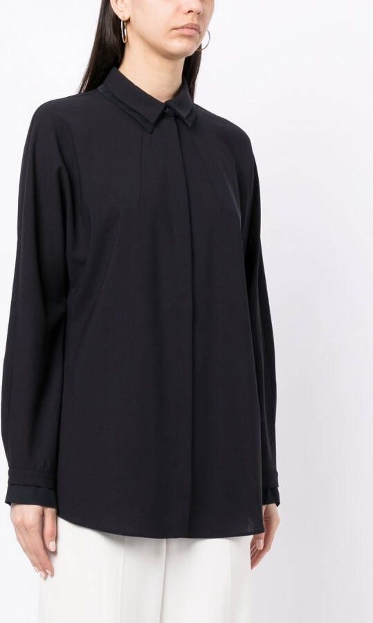 Lorena Antoniazzi Oversized blouse Zwart