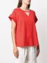 Lorena Antoniazzi T-shirt met print Rood - Thumbnail 3
