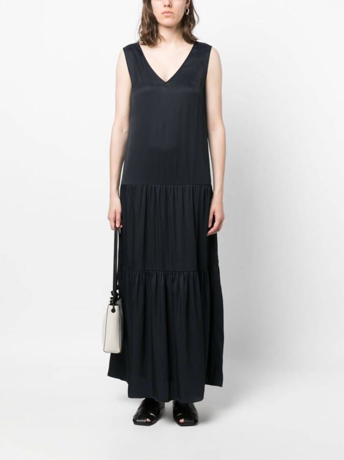 Lorena Antoniazzi Jurk met V-hals Blauw