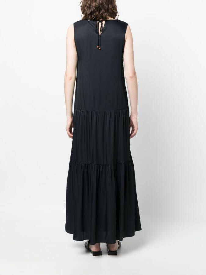 Lorena Antoniazzi Jurk met V-hals Blauw