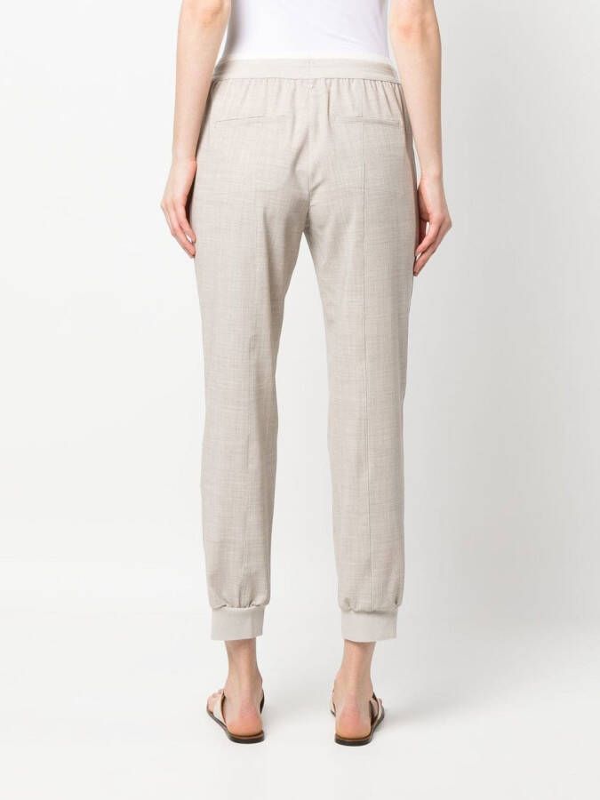 Lorena Antoniazzi Wollen trainingsbroek Beige
