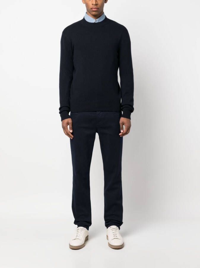 Loro Piana Kasjmier trui Blauw
