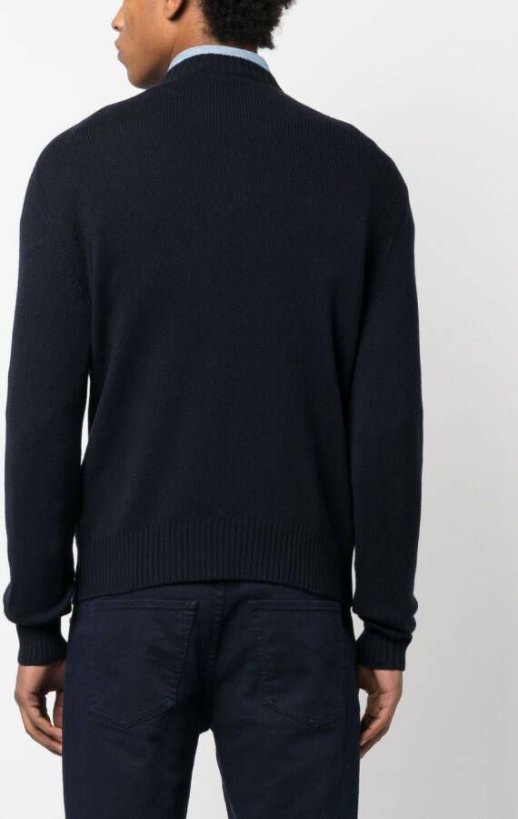 Loro Piana Kasjmier trui Blauw