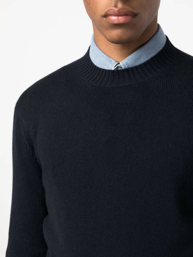 Loro Piana Kasjmier trui Blauw