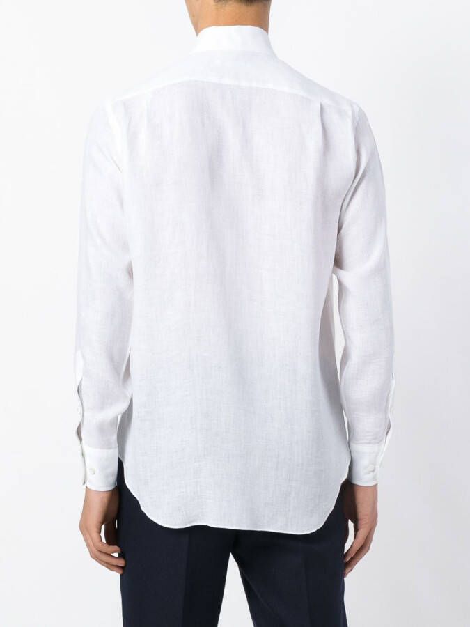 Loro Piana klassiek overhemd Wit