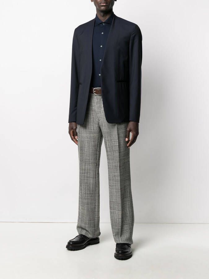 Loro Piana Overhemd met gespreide kraag Blauw