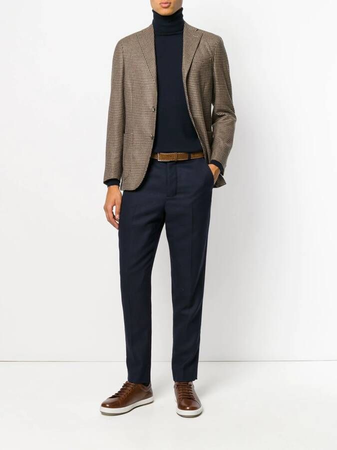 Loro Piana roll neck jumper Blauw