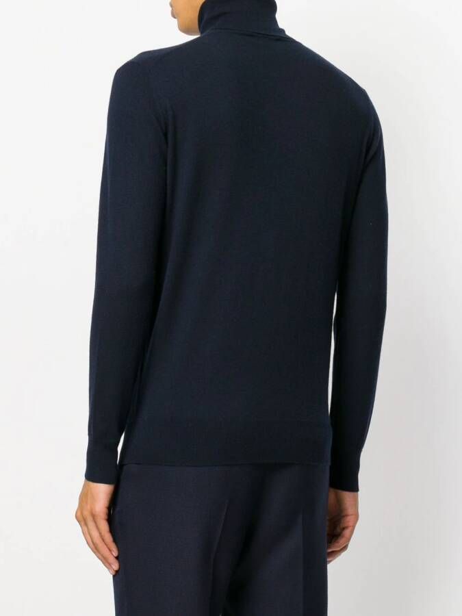 Loro Piana roll neck jumper Blauw