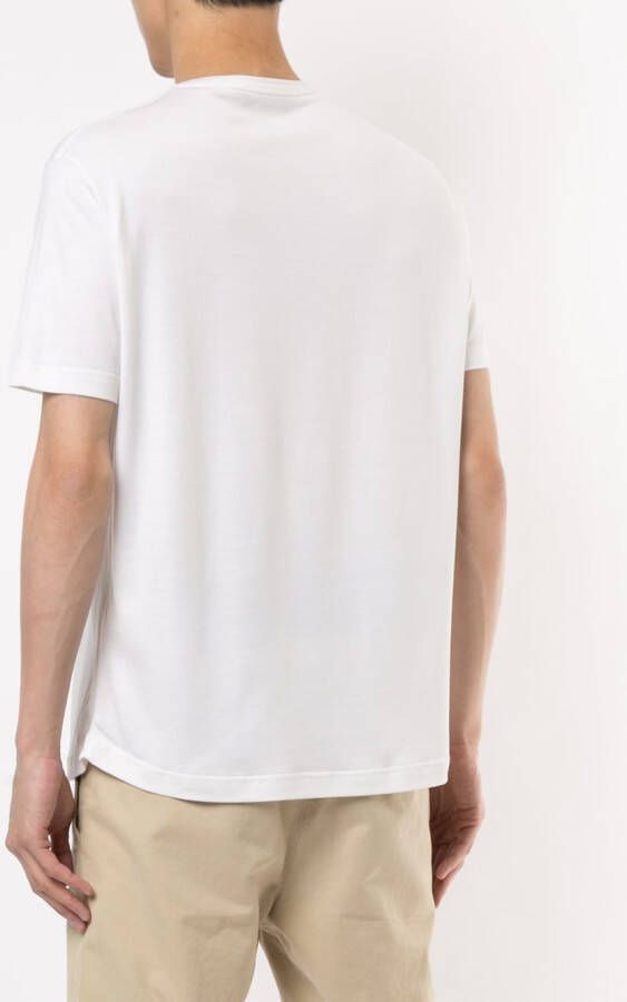 Loro Piana T-shirt met colourblocking Wit
