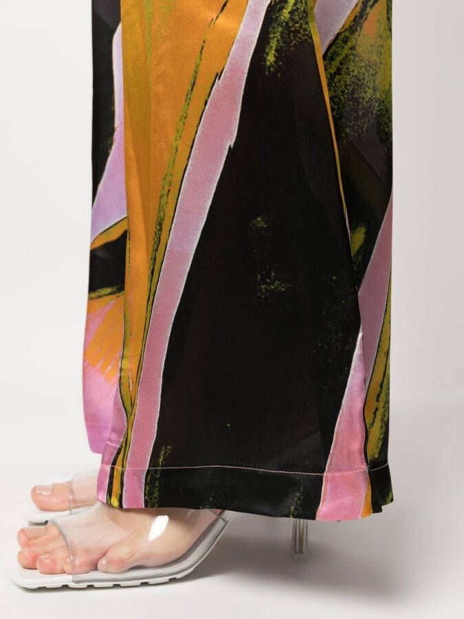 Louisa Ballou Broek met print Roze